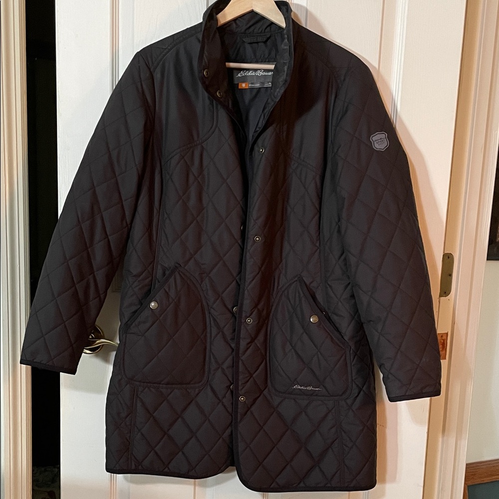 Eddie Bauer Quilted Black Lightweight Women’s Jacket PL